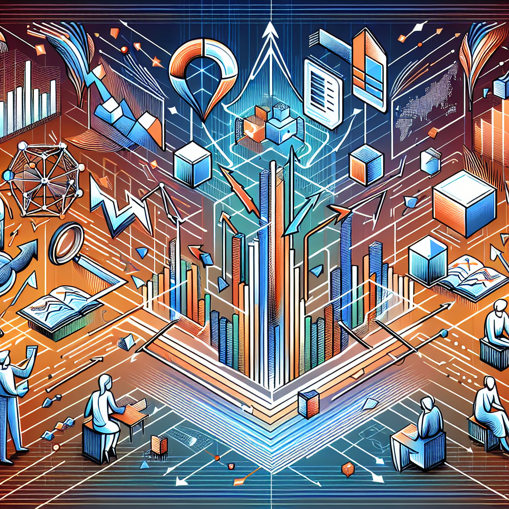 A visually engaging dynamic line art illustration depicting the concept of risk management in futures trading, featuring essential techniques like diversification, position sizing, risk-reward ratio, stop-loss orders, and market analysis, with abstract representations of trading charts, arrows, and traders thoughtfully analyzing data.